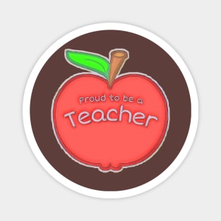 🍎 Teacher Apple Magnet